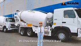 5 Units HOWO Concrete Mixer Truck ZZ1257N3847N1 Delivered To Africa