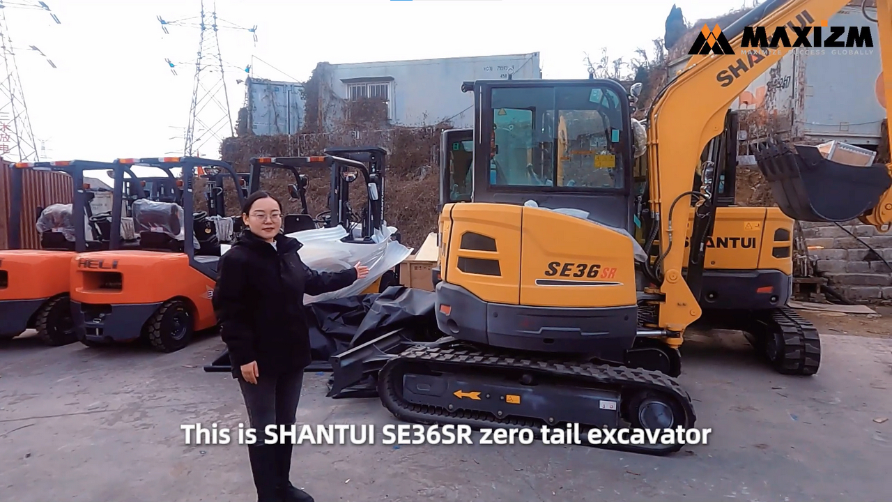 SHANTUI SE36SR: A Compact 3.8-Ton Excavator 