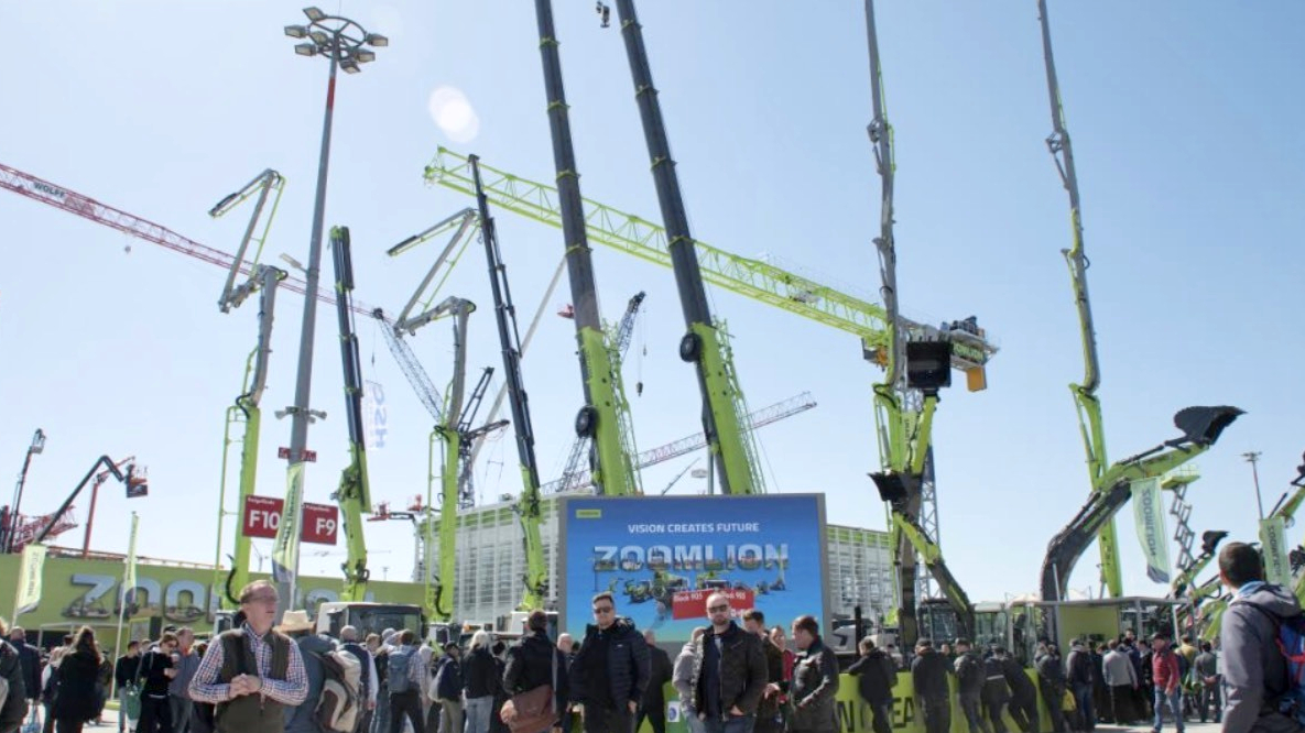 ZOOMLION Construction Cranes Wonderfully Appear At Bauma Germany
