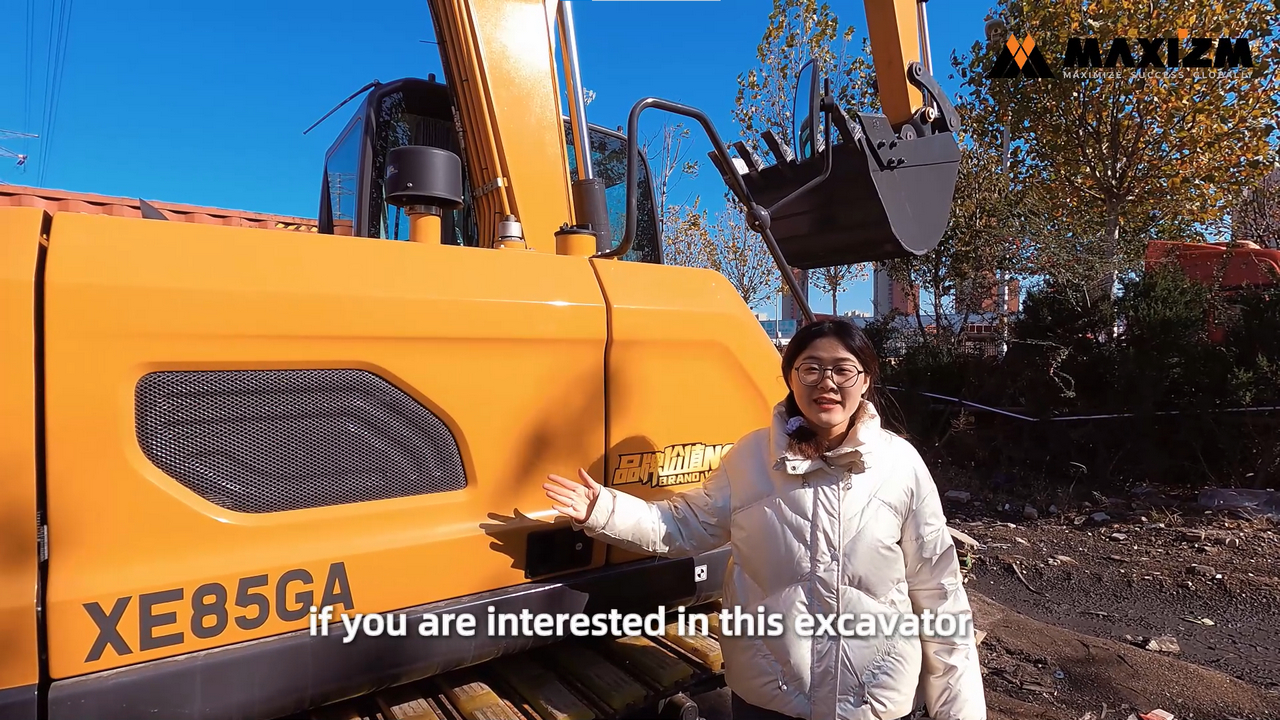 Full Display XCMG 8.5 Ton Excavator XE85GA