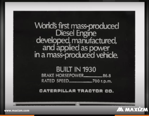 CATERPILLAR's First Diesel Engine 