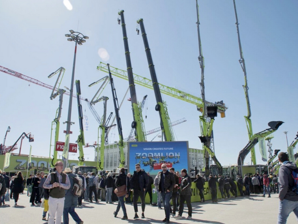ZOOMLION Construction Cranes Wonderfully Appear At Bauma Germany