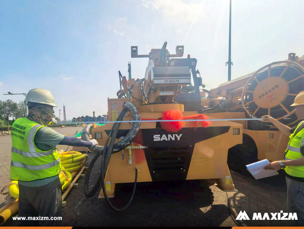 Bhutan - 2 Units SANY SPJ3217K Concrete Shotcrete Machine